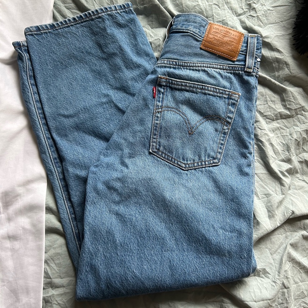 levi’s ribcage straight ankle jeans